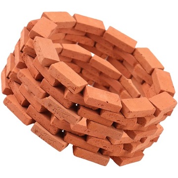 MINI DOMEK DLA LALKI MODEL CEGŁY MAŁY CZERWONY 150