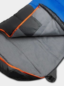 СПАЛЬНЫЙ МЕШОК ТУРИСТИЧЕСКИЙ МУМИЯ С КАПЮШОНОМ 4F ТЕПЛЫЙ СВЕТ ДО -12С 230х80см