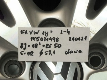 1FA DISK 18 VW 5X112 ET50 8J 57,1 1K5071498