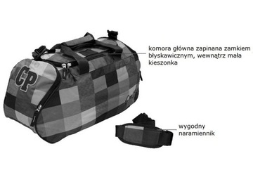 CoolPack Torba sportowa Runner Gradient Frape na basen siłownię fitness