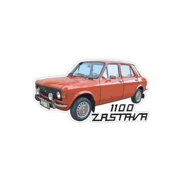 magnes na lodówkę samochód auto ZASTAWA 1100