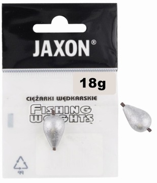 18g ŁEZKI OLIWKI Z IGIELITEM CIĘŻARKI JAXON ŁEZKA 2szt