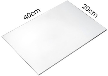 PLEXI / PLEKSI / PLEKSA / PLEXA - 40x20 cm - 2mm