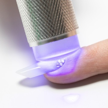 МИНИ-УФ-СВЕТОДИОДНЫЙ ФАКЕЛ 9 Вт для акрилового геля для ногтей со штампом