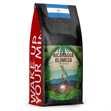 KAWA ZIARNISTA 1KG OLOMEGA NICARAGUA ARABICA 100% ŚWIEŻO PALONA - BLUE ORCA