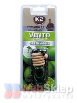 K2 V402 VENTO GREEN APPLE Ароматизатор для автомобиля 8 мл