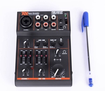 Power Dynamics PDM-D301BT 2-канальный микшер USB BT