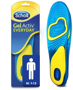 Scholl GelActive Everyday żelowe wkładki do butów 1 para Dla mężczyzn