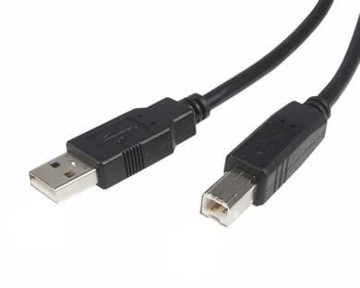 Kabel USB - wtyk USB typu A - wtyk USB typu B 1.0m