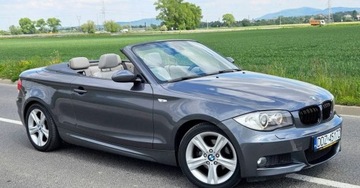 BMW Seria 1 E81/E87 Cabrio E88 120d 177KM 2008 BMW Seria 1 BMW Seria 120D Kabrio M-Pakiet Skora Xenon Nawi Ringi El. Dach