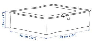 ОРГАНАЙЗЕР КОНТЕЙНЕР КРЫШКА ДЛЯ ПОСТЕЛЬНОЙ ОДЕЖДЫ ОДЕЖДЫ ИГРУШКИ IKEA