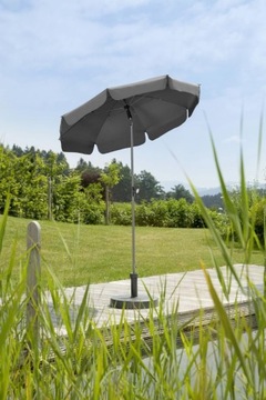 Классический зонт Schneider Locarno, серый 150 см, UV50+