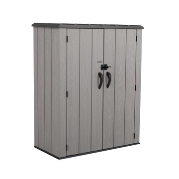 LIFETIME Szafa Ogrodowa Premium 136x70 - Grafitowa