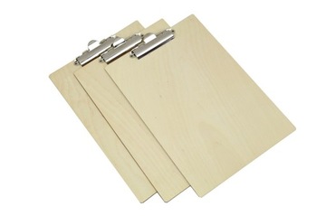 Drewniany CLIPBOARD A4 - podkładka pod MENU klips