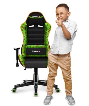 Fotel Gamingowy Obrotowy dla Dziecka Huzaro Ranger 6.0 Pixel Mesh