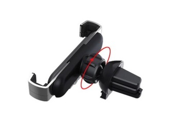 UCHWYT SAMOCHODOWY GRAWITACYJNY NA KRATKĘ NAWIEWU KOLORY NA TELEFON