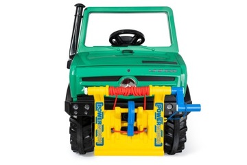 ПЕДАЛИ ГРУЗОВАЯ ЛЕБЕДКА MERCEDES-BENZ UNIMOG ROLLY TOYS CAR