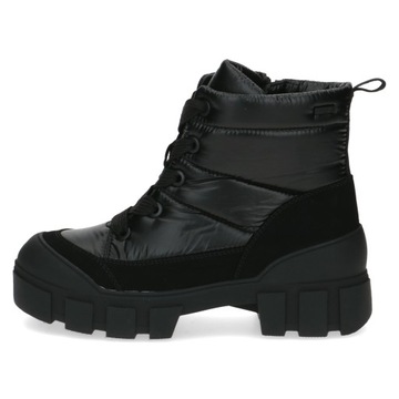 Śniegowce damskie buty zimowe ocieplane czarne Caprice 9-26221-41 36