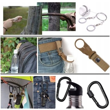 Zestaw Przetrwania Survivalowy Plecak Militarny Folia Termiczna Apteczka