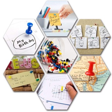 Цветные значки-бочонки для пробковой доски, 50 шт. Схема.