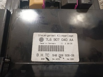 PANEL KLIMATIZACE VOLKSWAGEN TOUAREG 1 7L6907040