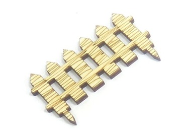 ЗАБОР 3D ЛЕСНОЙ ЗАБОР В СТЕКЛЯННОЙ БАНКЕ ДЕКОР LS13