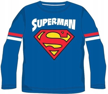 Bluzka długi rękaw SUPERMAN r. 134