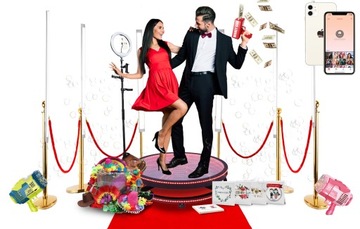 Fotobudka 100 cm Photo Booth 360, Apple 11 - GLASS