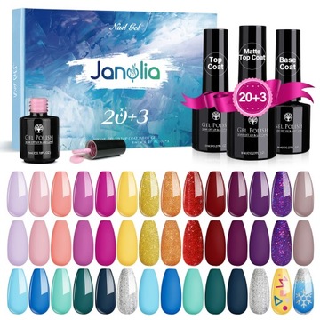 20x Gratis Lakiery Hybrydowe Do Paznokci Kolor 5ml