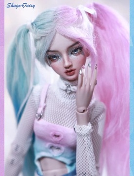 Кукла BJD Shuga Fairy Una 1/4, процесс распыления, модная женская привлекательная кукла