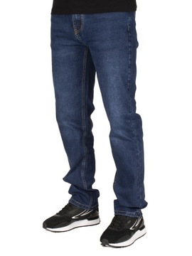 Spodnie męskie jeans W:33 88 CM L:32 granatowe