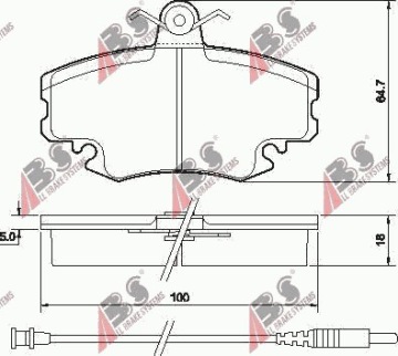 ПЕРЕДНИЕ КОЛОДКИ RENAULT CLIO I 90-98