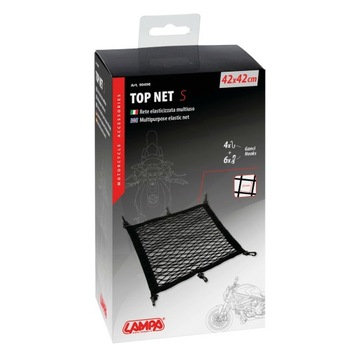 Сетка для багажа TOP-NET LAMP 42x42CM ЧЕРНАЯ