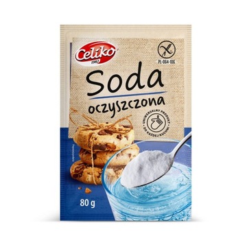 Soda oczyszczona bezglutenowa 80g CELIKO