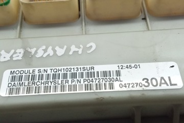 MODUL POHODĚ CHRYSLER VOYAGER IV (RG, RS) P04727030AL 2.5L DIESEL 105KW