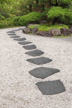 Резиновая садовая дорожка «Natural Stone», серая