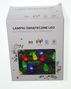 Lampki choinkowe LED 60 szt mix