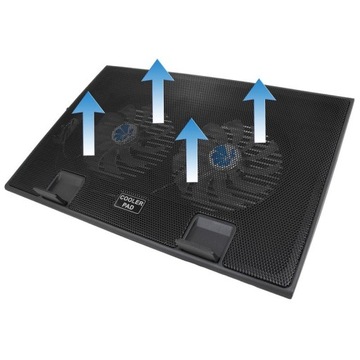 БЕСШУМНАЯ ОХЛАЖДАЮЩАЯ ПОДСТАВКА ДЛЯ НОУТБУКА 15,4-17,3 ДЛЯ КОЛЕНА ДЛЯ КРОВАТИ