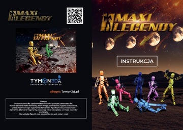 Мини-подвижная фигурка робота Maxi Legend, коллекционная, 20 см, ТЕМНО-СИНИЙ