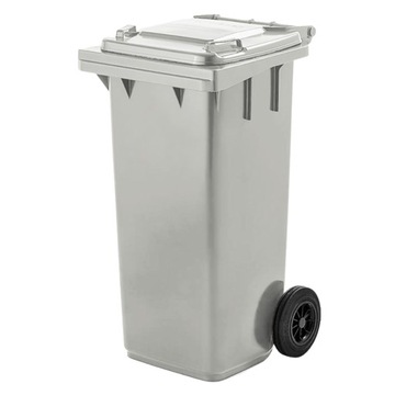 Kosz pojemnik na śmieci odpady 120l szary WEBER DE