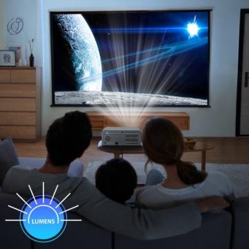 ПРОЕКТОР ANDROID TV WIFI FULL HD ПОРТАТИВНАЯ УМНАЯ ДИНАМИКА НА ЛЕТО