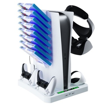 Stacja dokująca chłodząca na konsole i gogle PSVR2
