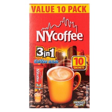 Kawa Rozpuszczalna Instant Napój Kawowy 3in1 3w1 Coffe NYcoffe 10szt