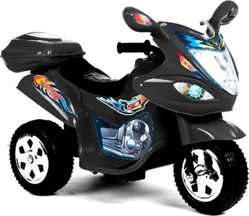 МОТОЦИКЛ, АККУМУЛЯТОР, ФОНАРИ, ЗВУК, ТРИ КОЛЕСА