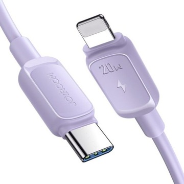 JOYROOM KABEL USB C/LIGHTNING 20W 1,2 m FIOLETOWY
