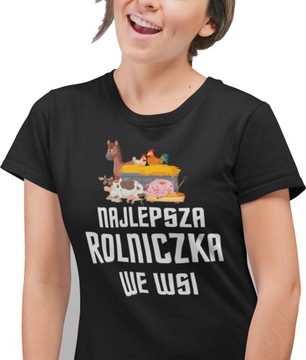 Koszulka NAJLEPSZA ROLNICZKA damska L