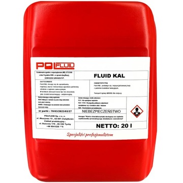 Olej płyn PROBIERCZY do kalibracji PolFluid 20L