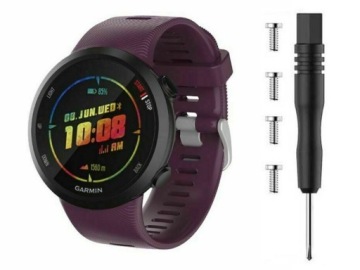 СИЛИКОНОВЫЙ РЕМЕНЬ ДЛЯ GARMIN FOREUNNER 45 / 45S - ЦВЕТА