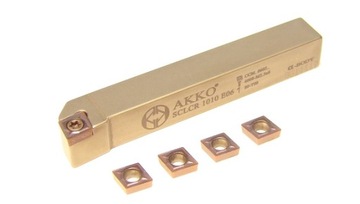 NÓŻ TOKARSKI SCLCR 1010 E06 + 5 PŁYTEK CCMT 06