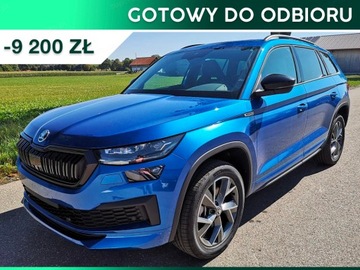 Skoda Kodiaq SUV Facelifting 2.0 TSI 190KM 2024 Skoda Kodiaq Sportline 2.0 TSI 190KM DSG 4x4 7os. Dach panoramiczny Hak